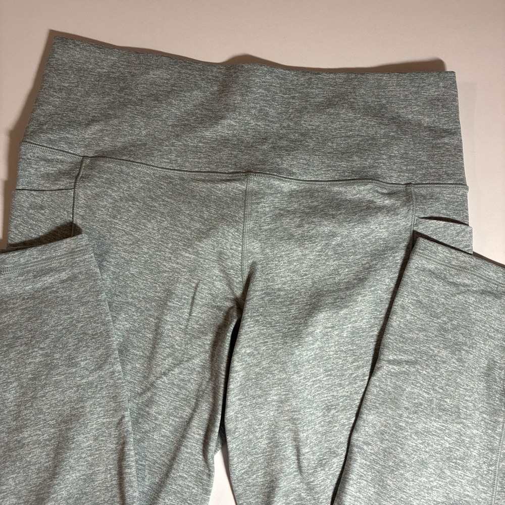 Athleta Salutation Stash Pocket II SoftLuxe High Rise Yoga Leggings Gray L
